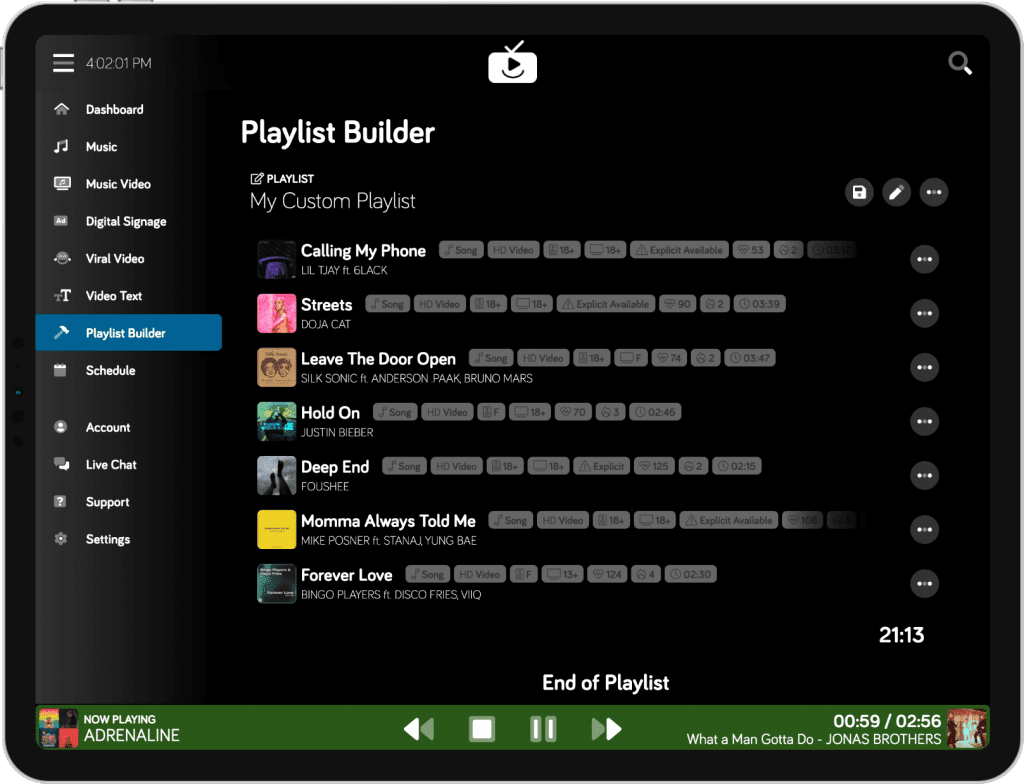 Playlist Builder