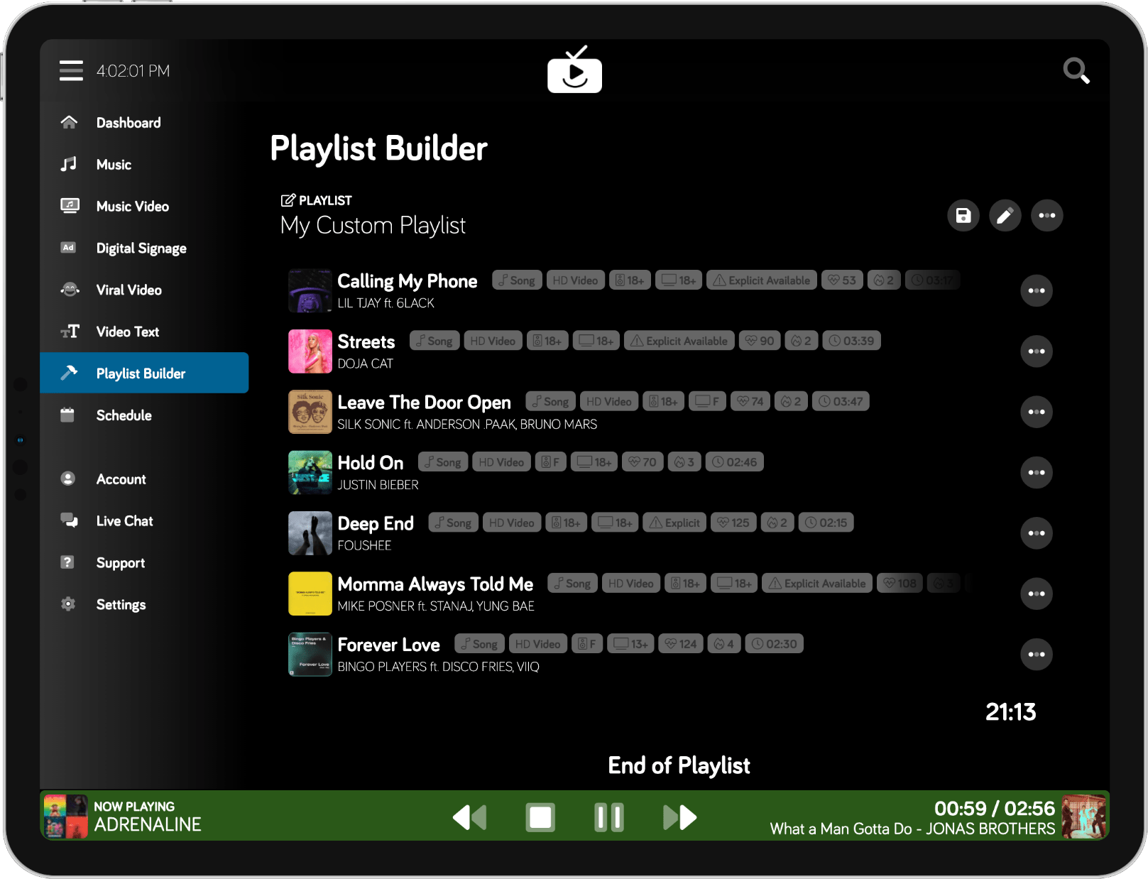 Playlist Builder