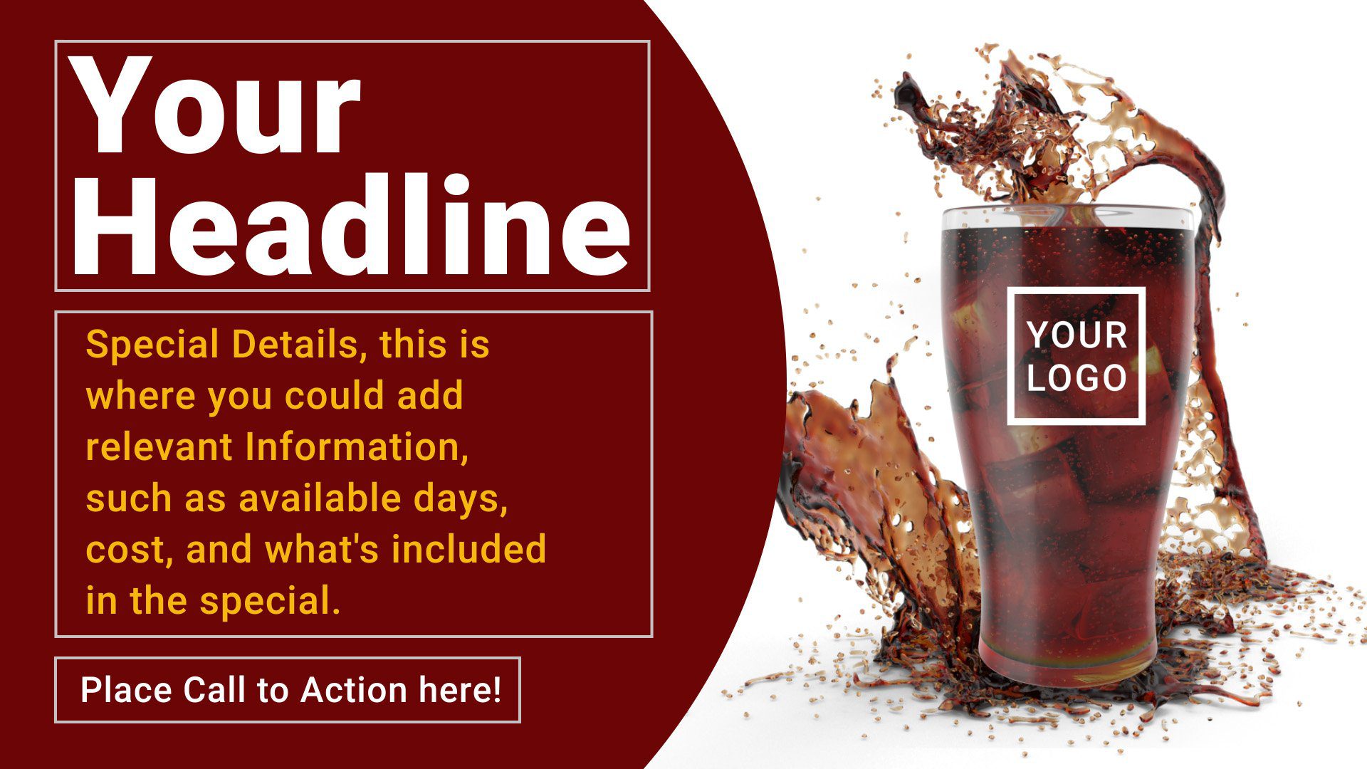 Digital Signage Example Template