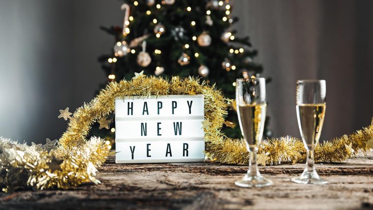 Happy New Year Sign