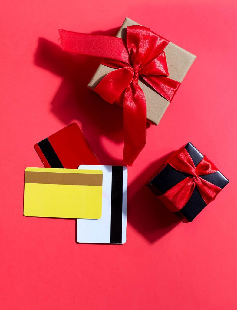 Gift box with cards