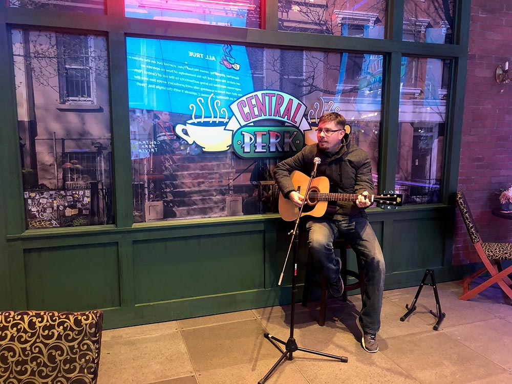 Musician at Central Perk