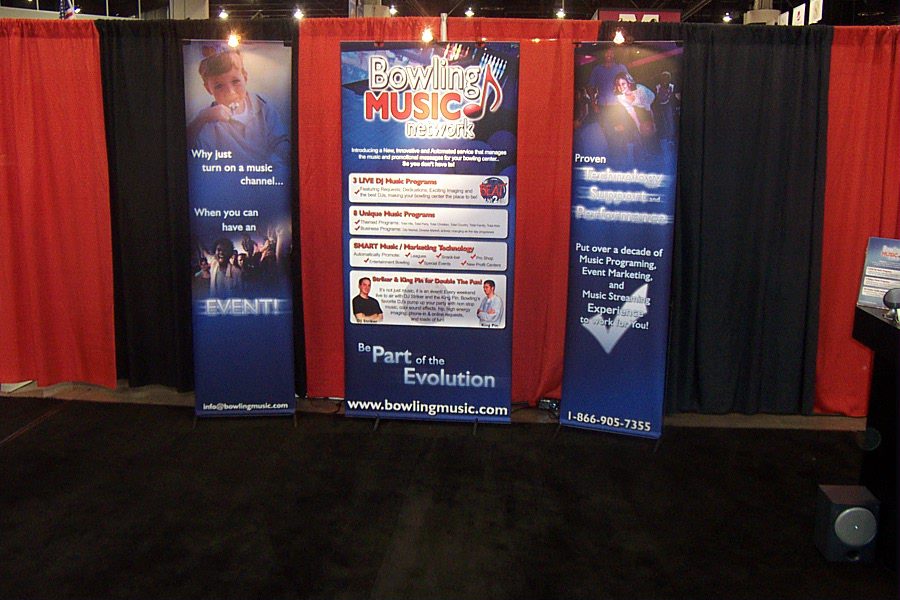 Bowling Music Early Booth at Bowl Expo