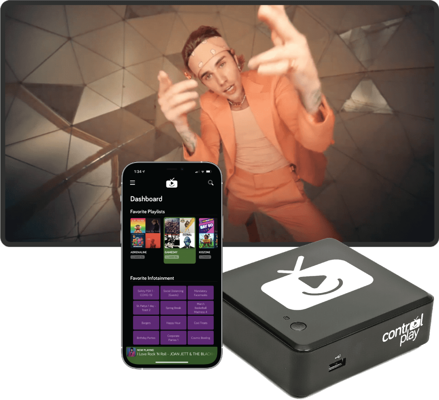 Controlplay box video and app