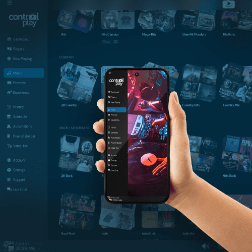 Control Play in the Palm of your hand
