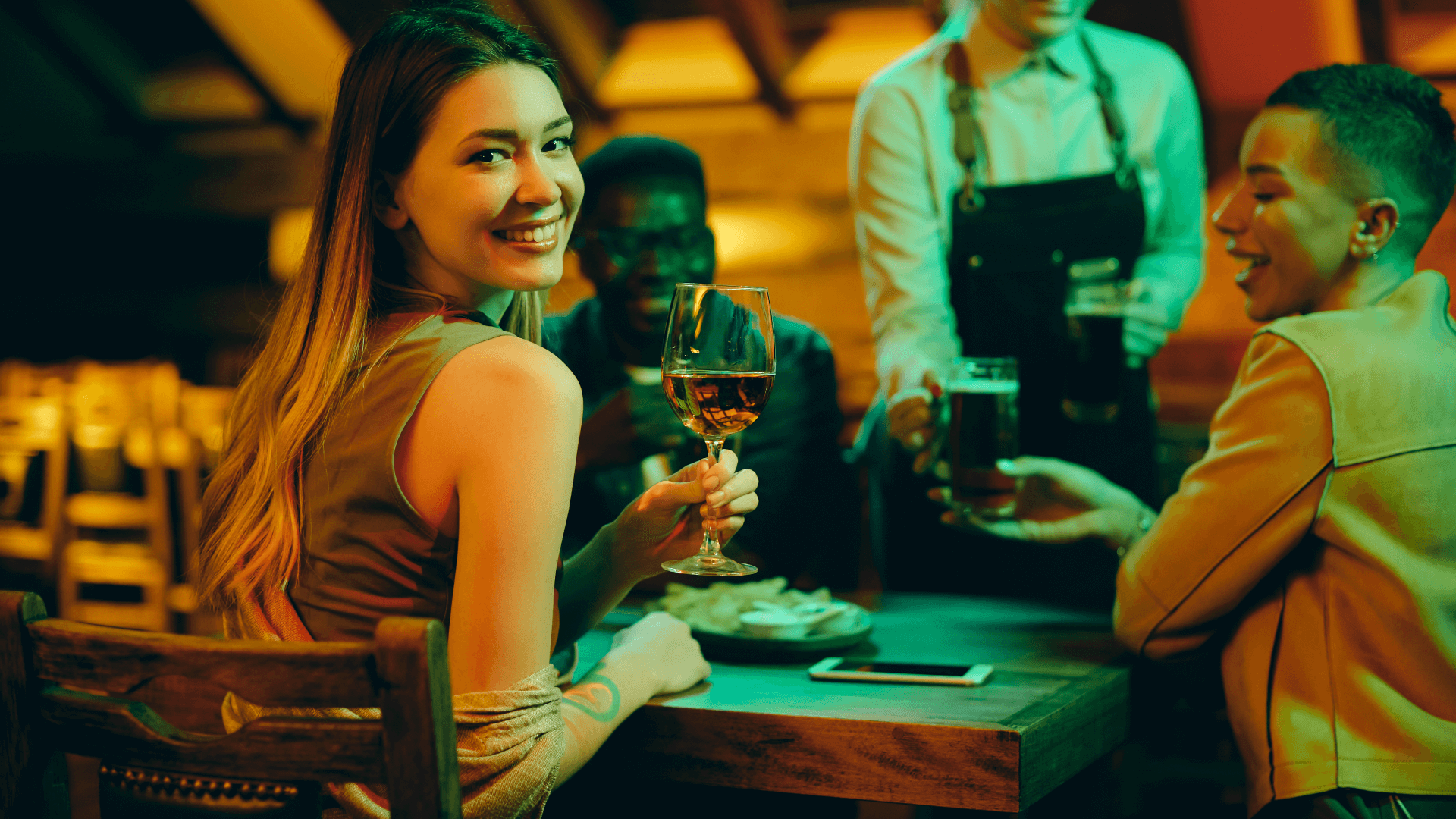 Woman at the bar (1) Woman at the bar (1)