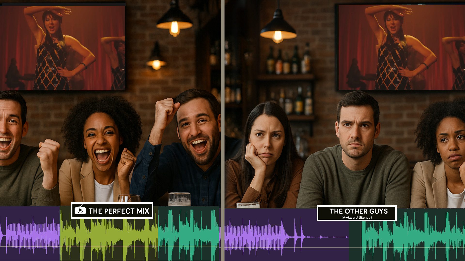 Audio Waves showing normalization