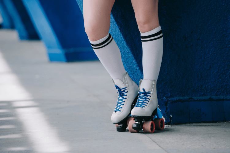 Woman Roller Skater